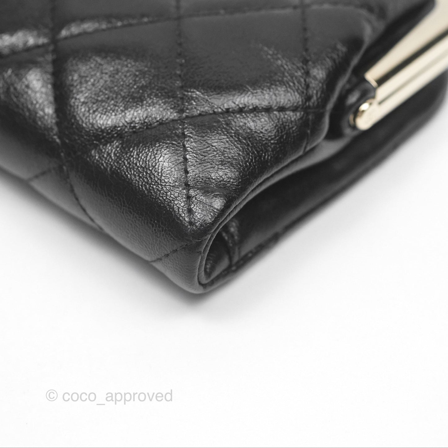 Chanel Clutch on Chain Black Calfskin Gold Hardware