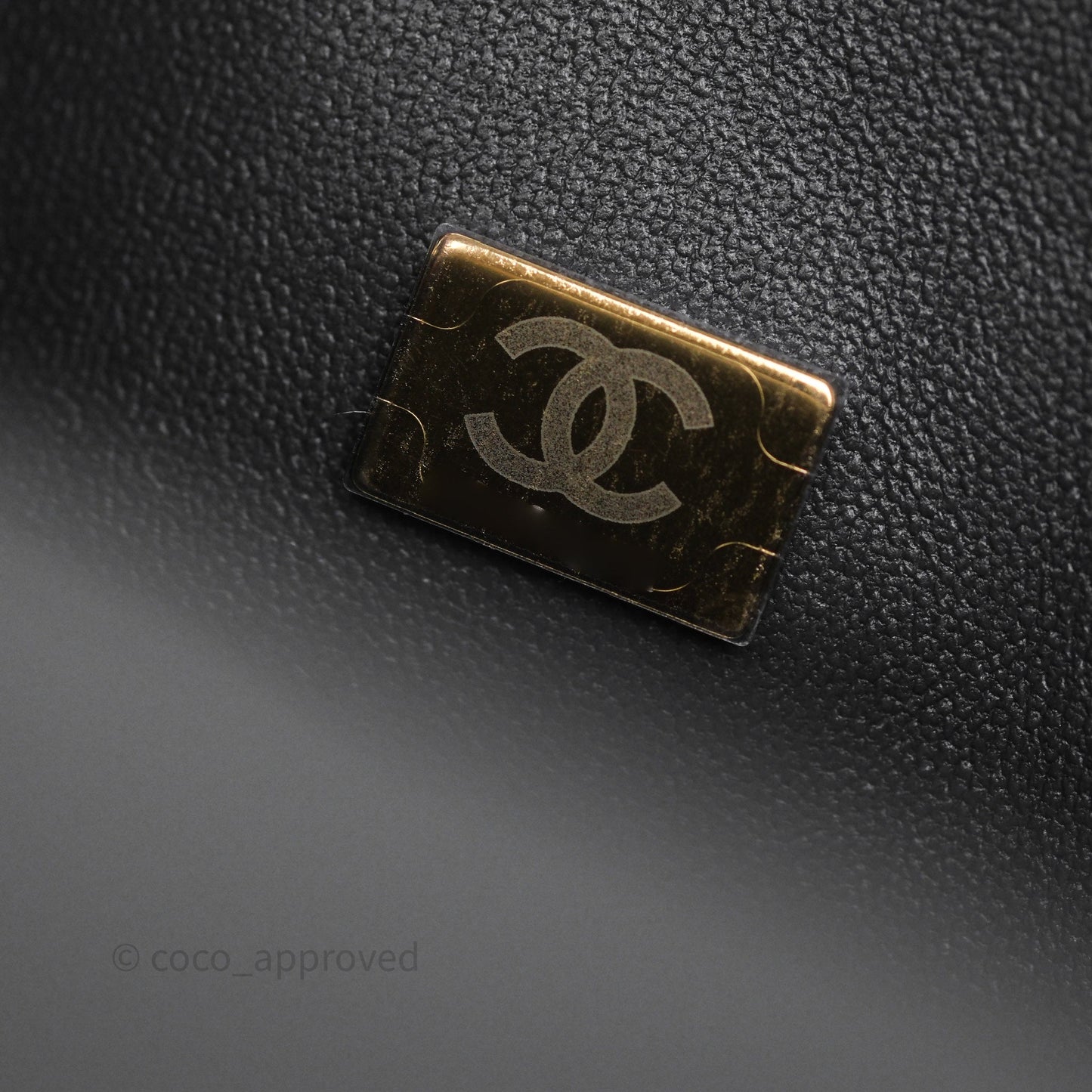 Chanel Jumbo Classic Double Flap Quilted Dark Grey Caviar Gold Hardware⁣⁣
