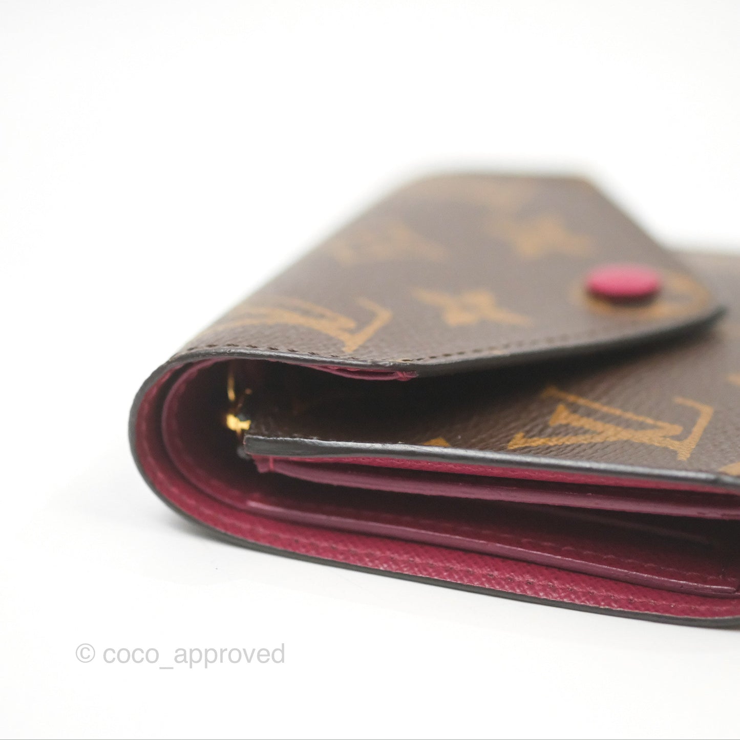 Louis Vuitton Victorine Wallet Monogram Canvas Fuchsia Pink