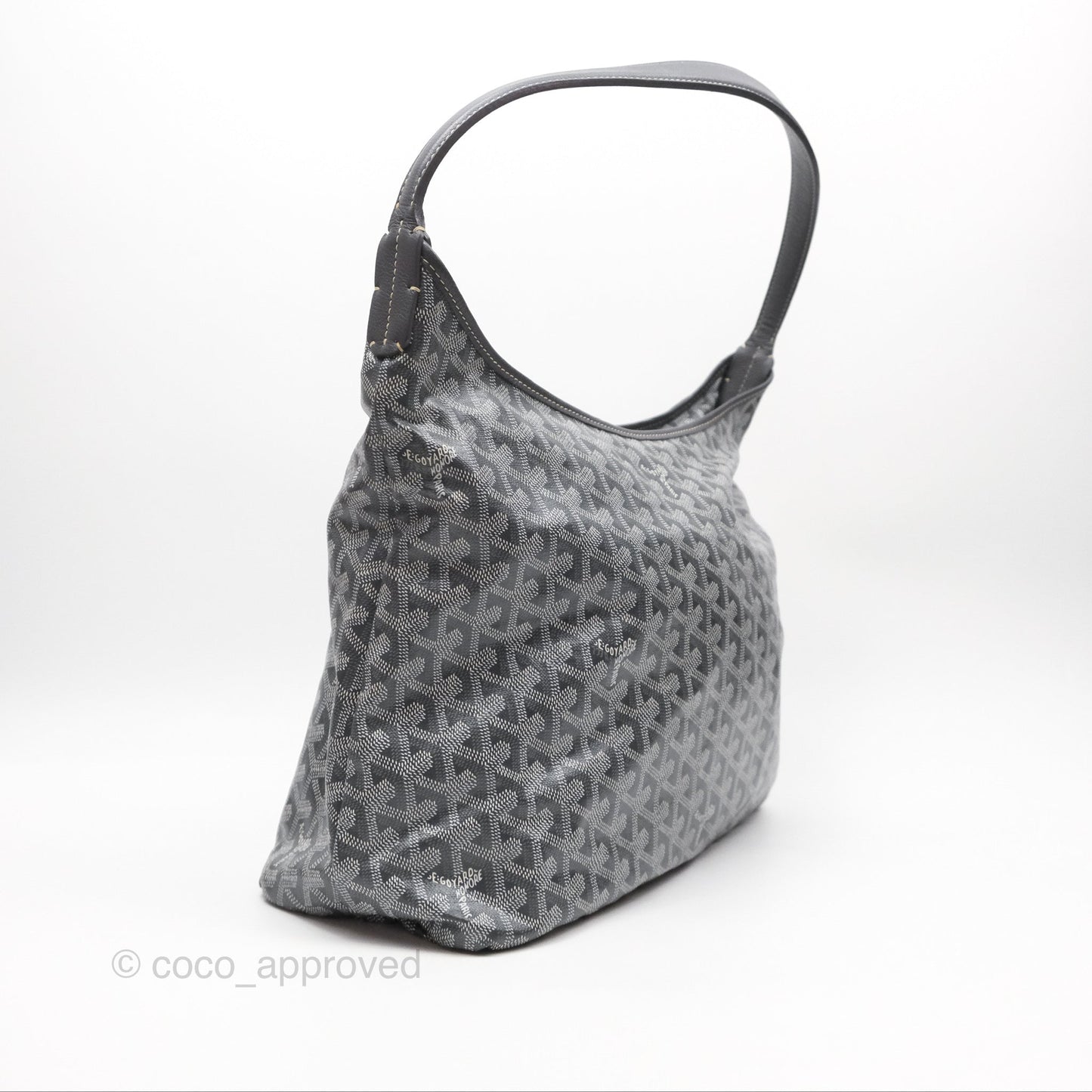Goyard Bohème Hobo Bag Grey Goyardine Canvas