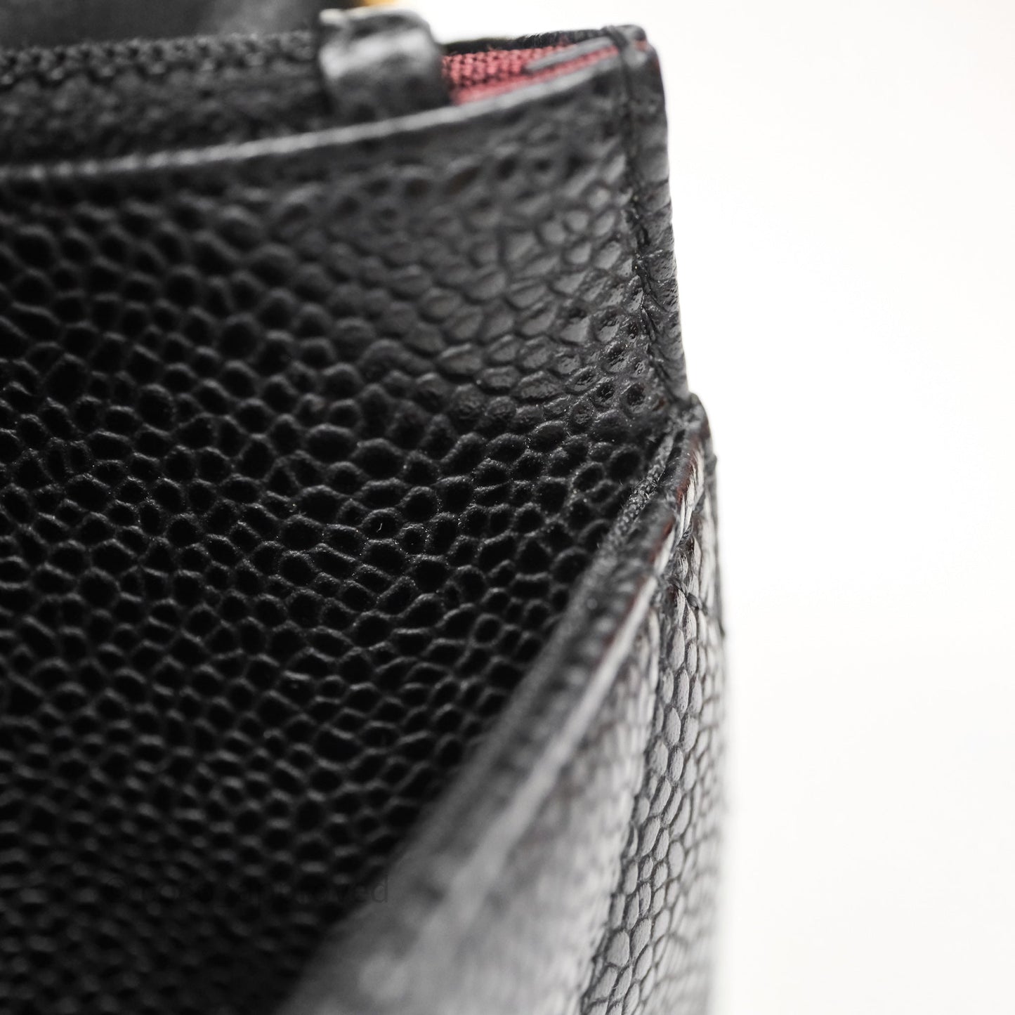 Chanel Quilted WOC Black Caviar Gold Hardware