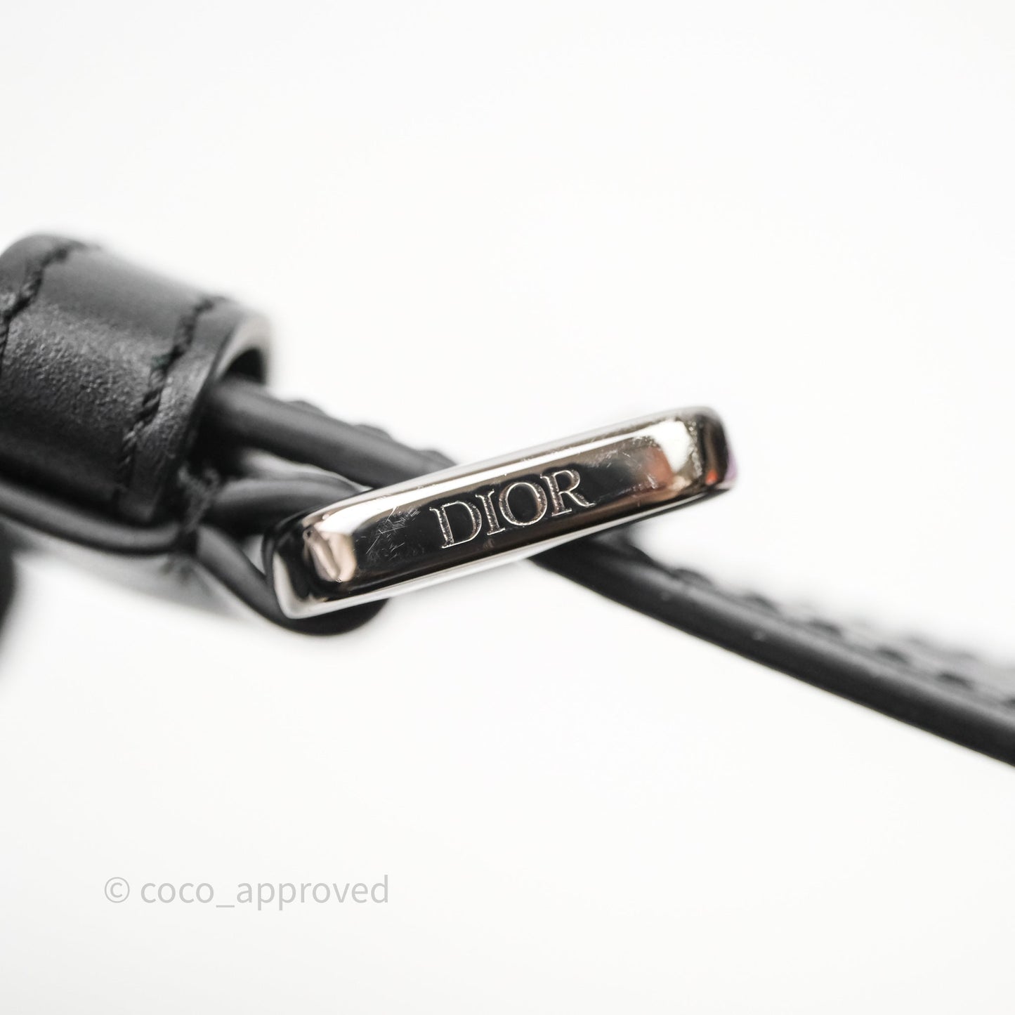 Dior Men's Mini Gallop Bag Black Grained Calfskin