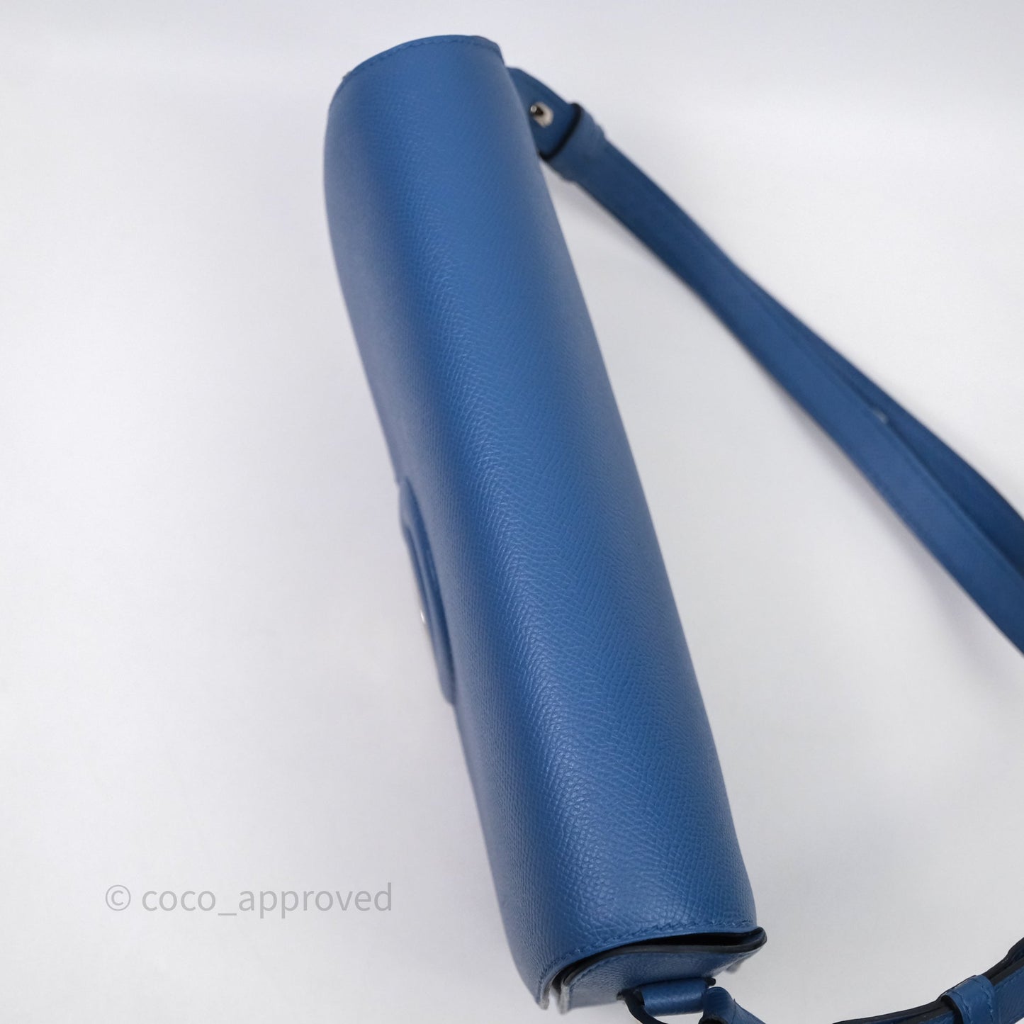Hermès Cherche-Midi R2 Bleu Agate Epsom Palladium Hardware