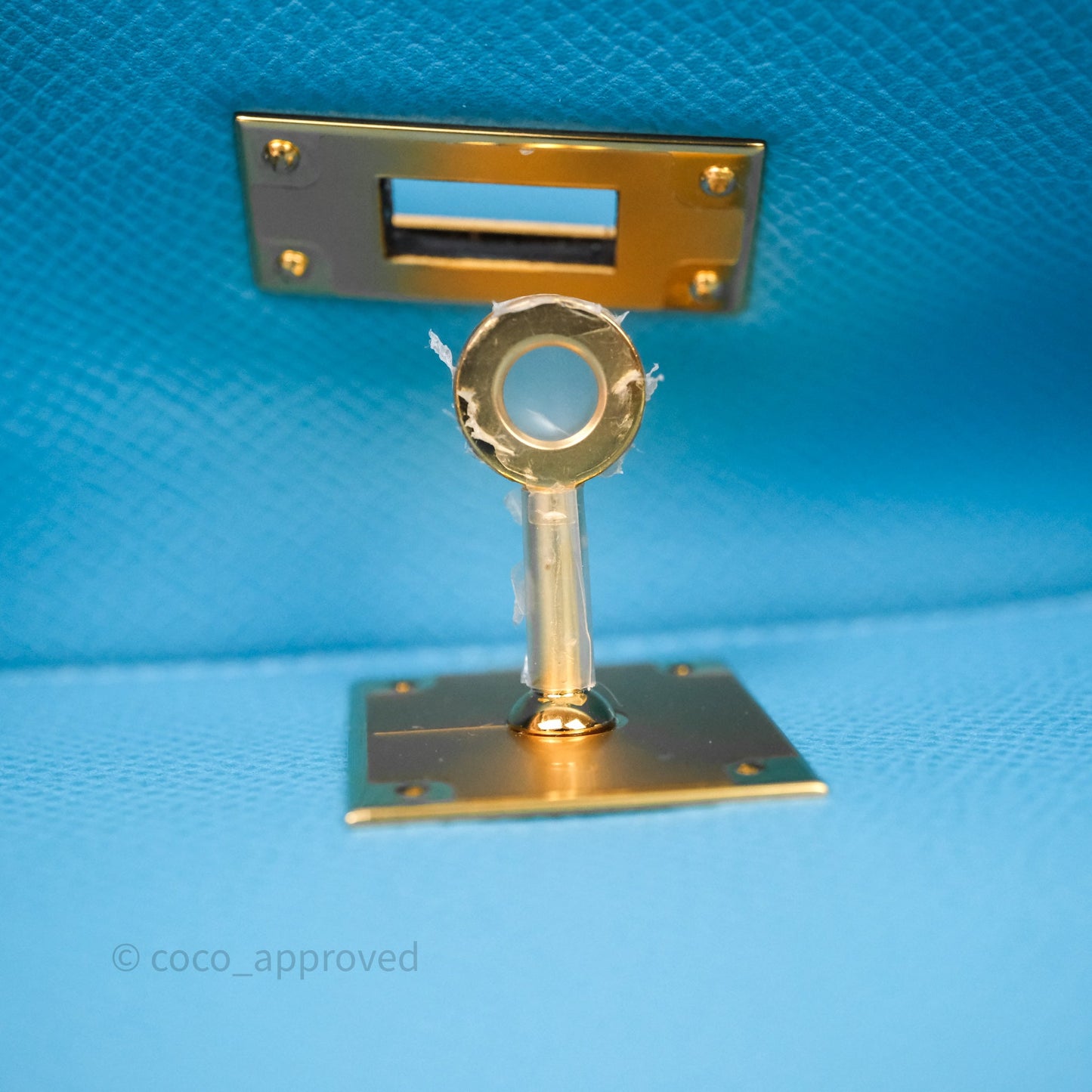 Hermès Kelly 28 Bleu du Nord P3 Epsom Gold Hardware