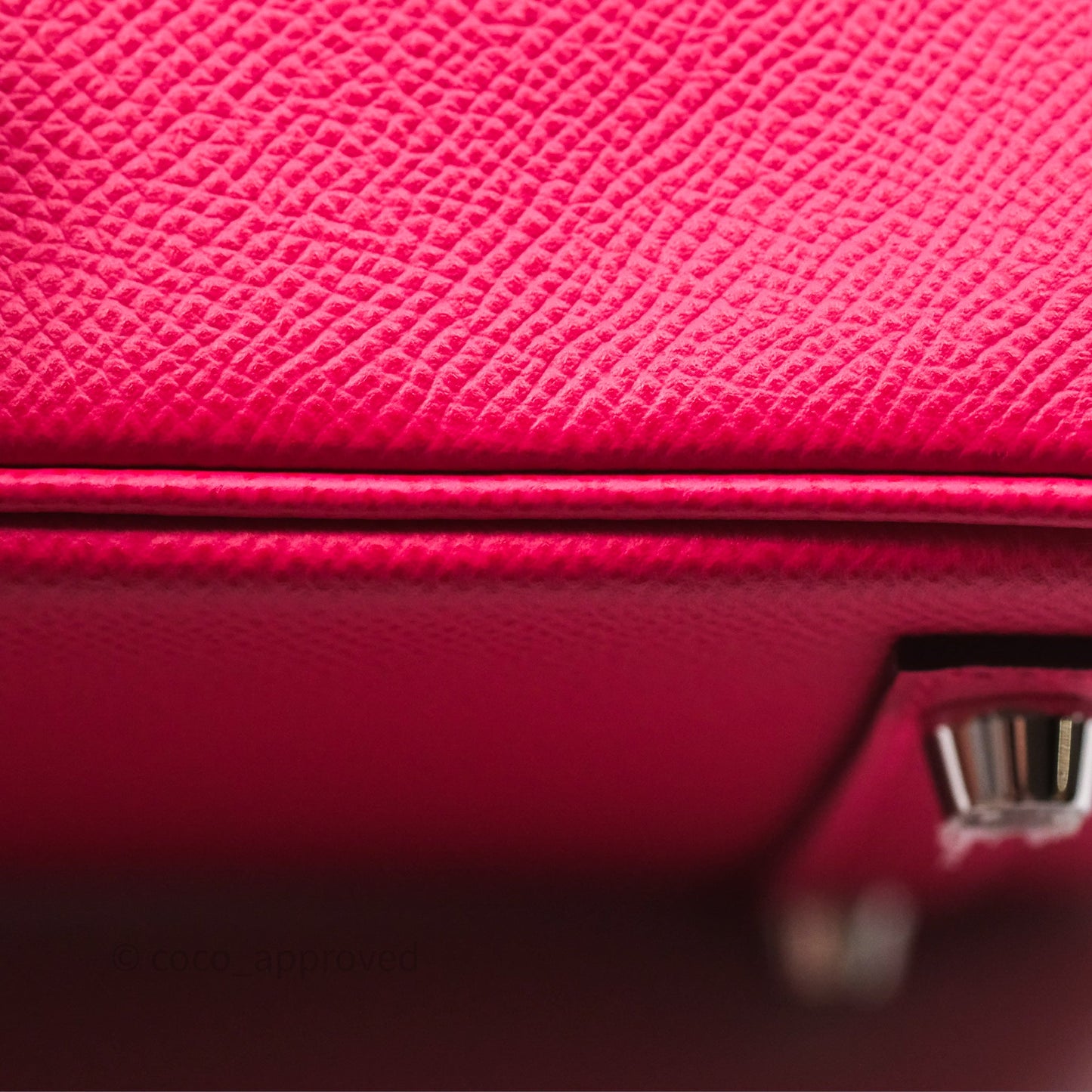 Hermès Birkin 30 Framboise 90 Epsom Palladium Hardware