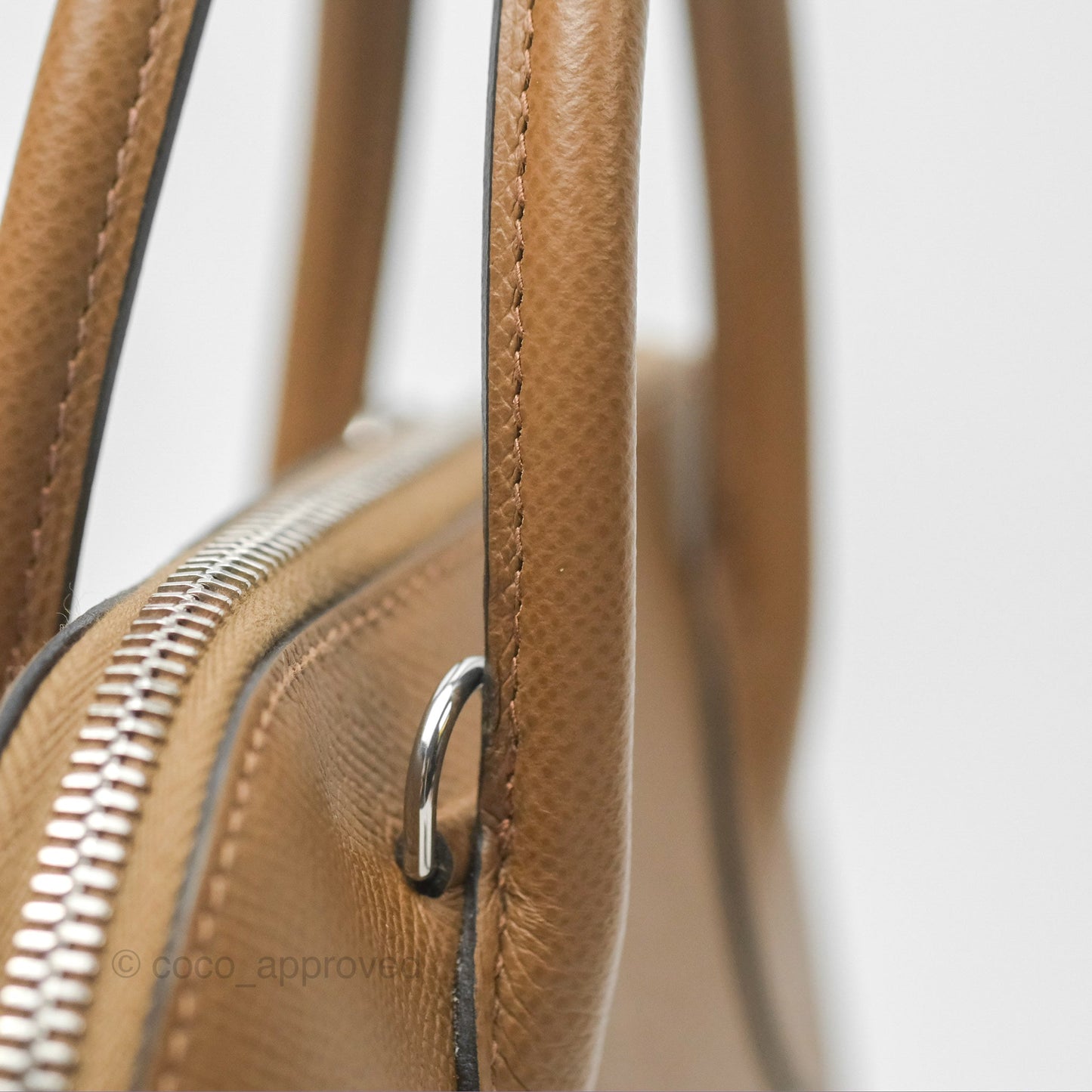Hermès Bolide 1923 25 Alezan Epsom Palladium Hardware