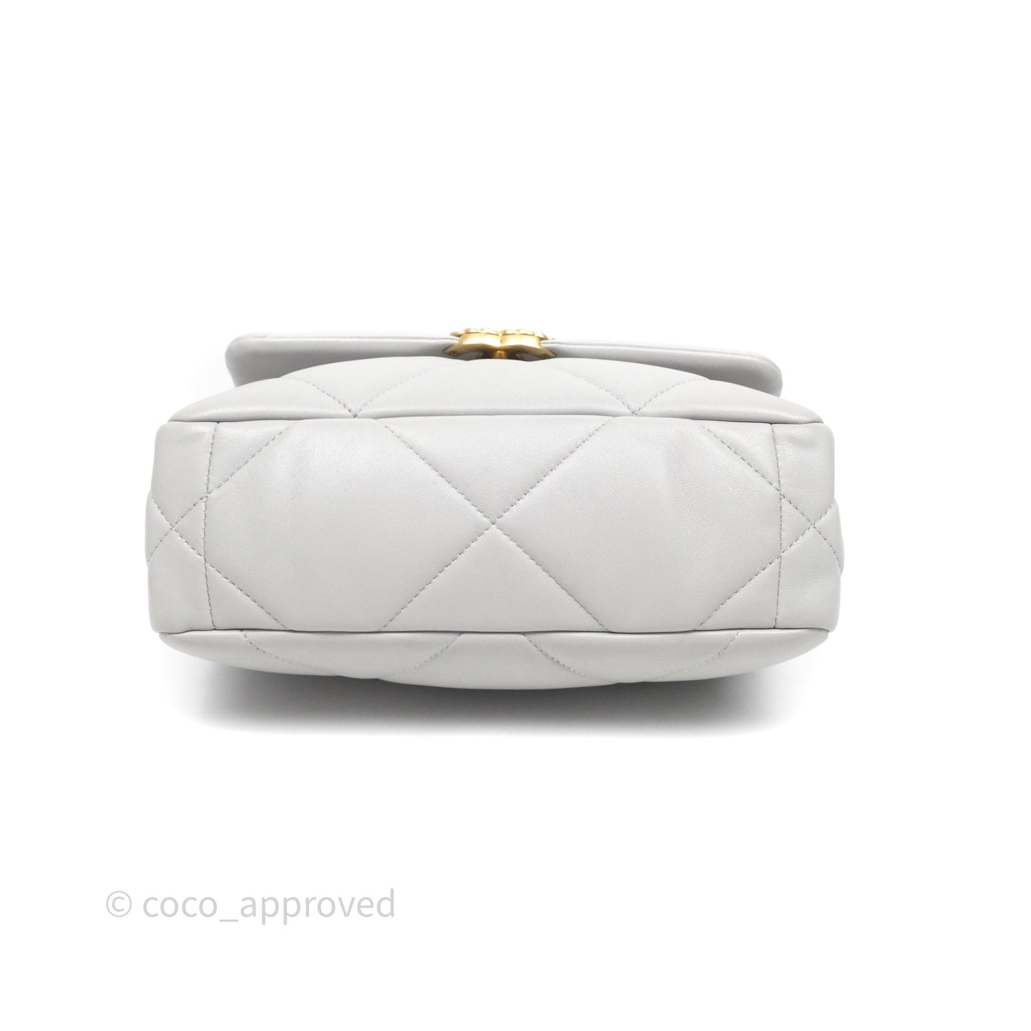 Chanel 19 Small Light Grey Mixed Hardware