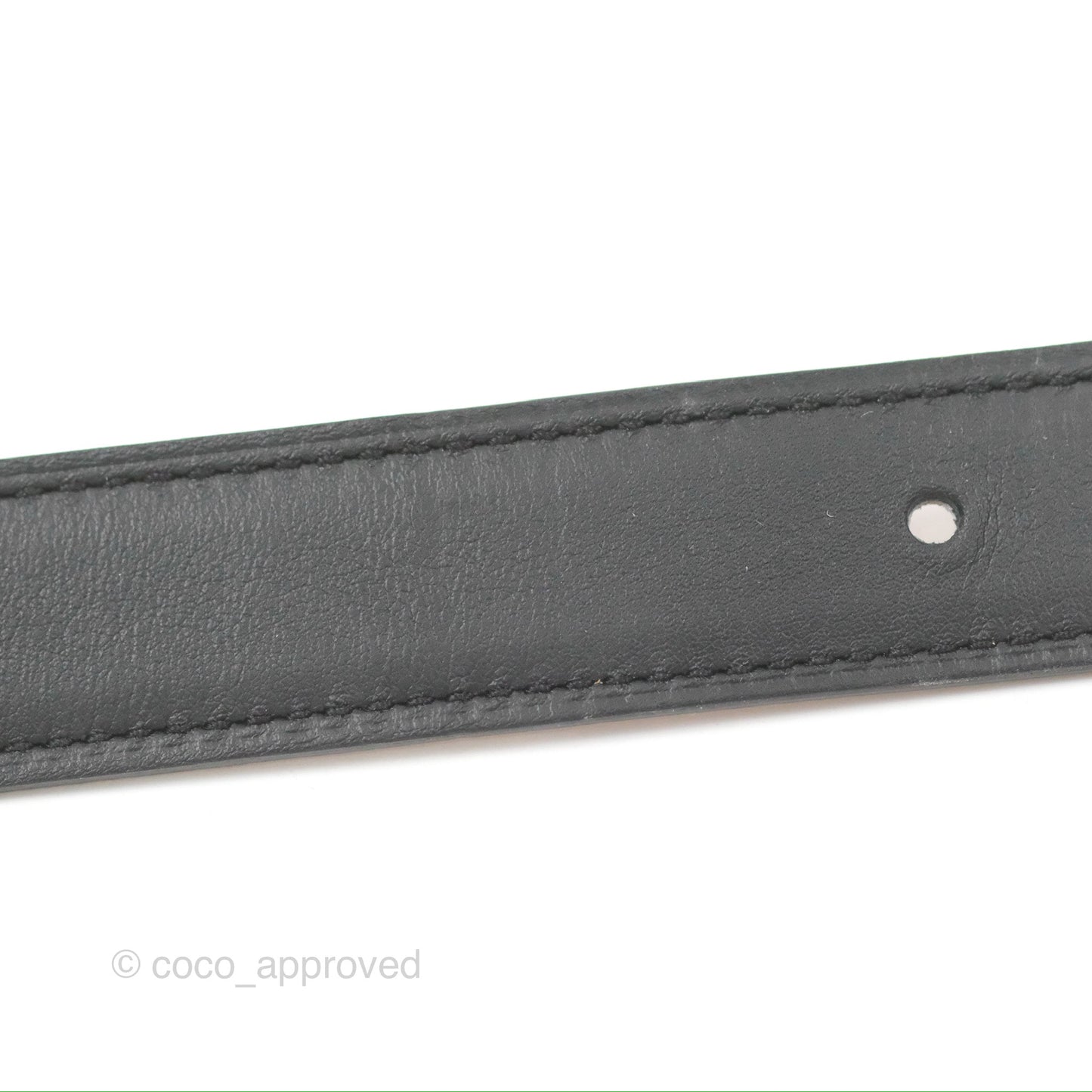 Hermès H au Carre Twist Belt Buckle & Reversible Gold Epsom/Black Swift 24 mm