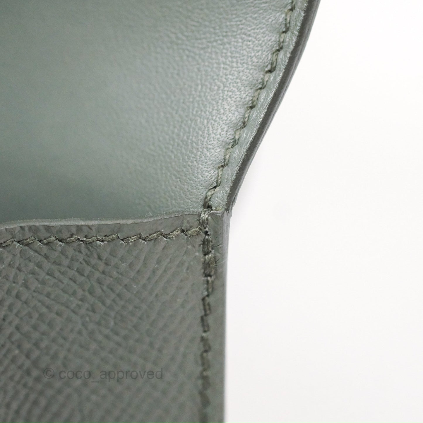 Hermès Constance Mini 18cm Vert Amande Epsom Gold Hardware
