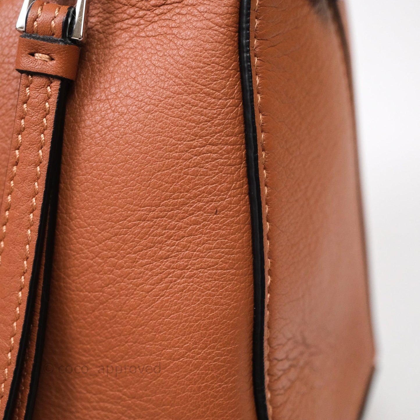 Loewe Small Puzzle Bag Tan Calfskin Gold Hardware