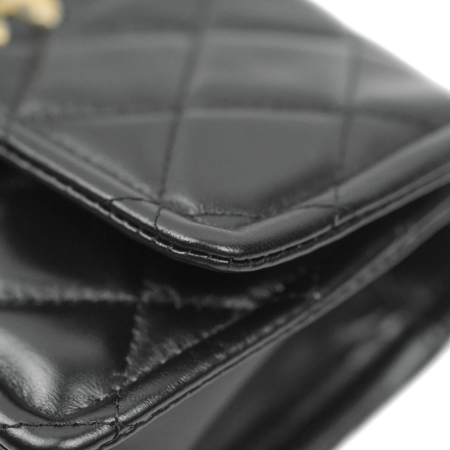 Chanel Clutch With Chain (O-purse-vanity With Chain) Black