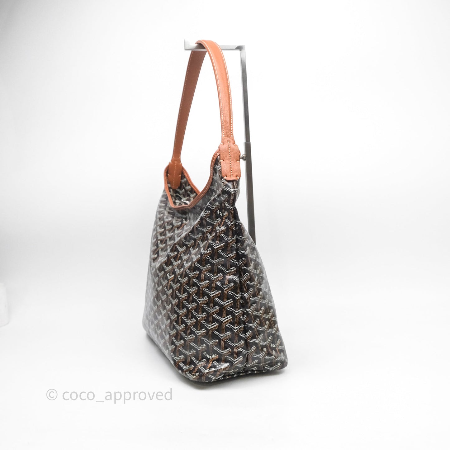 Goyard Bohème Hobo Bag Black & Tan