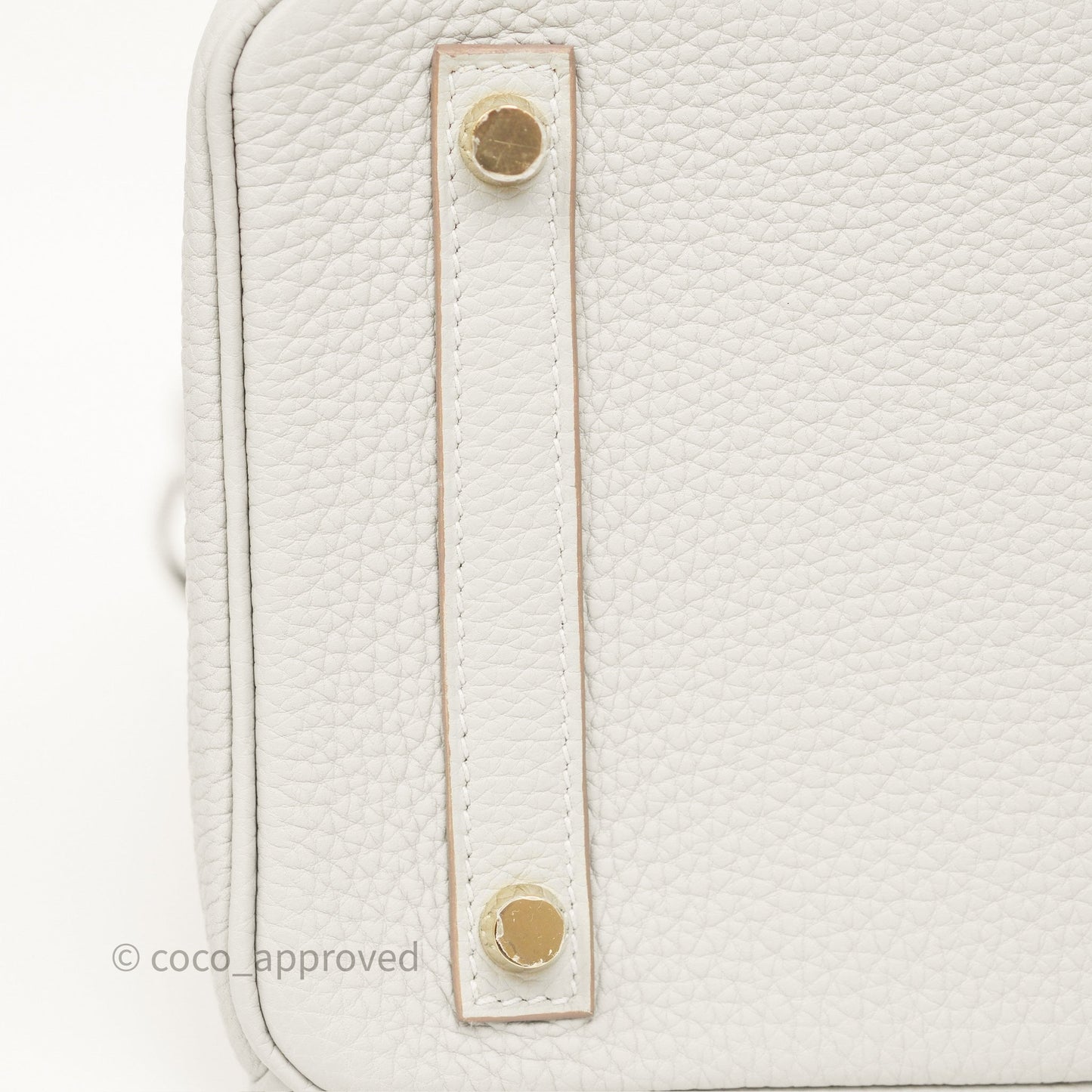 Hermès Birkin 30 Retourne Gris Perle 80 Togo Gold Hardware