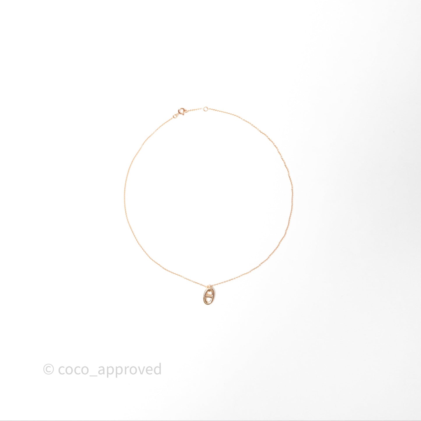 Hermès Farandole Pendant Small Model Rose Gold