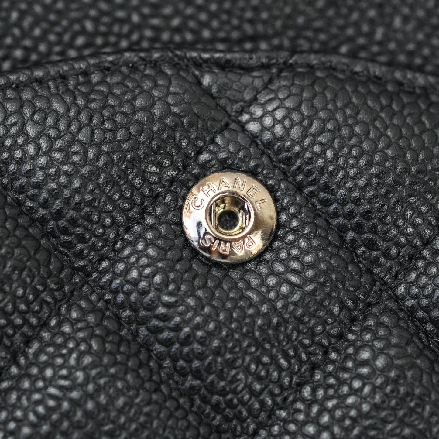 Chanel Jumbo Double Flap Black Caviar Silver Hardware⁣⁣