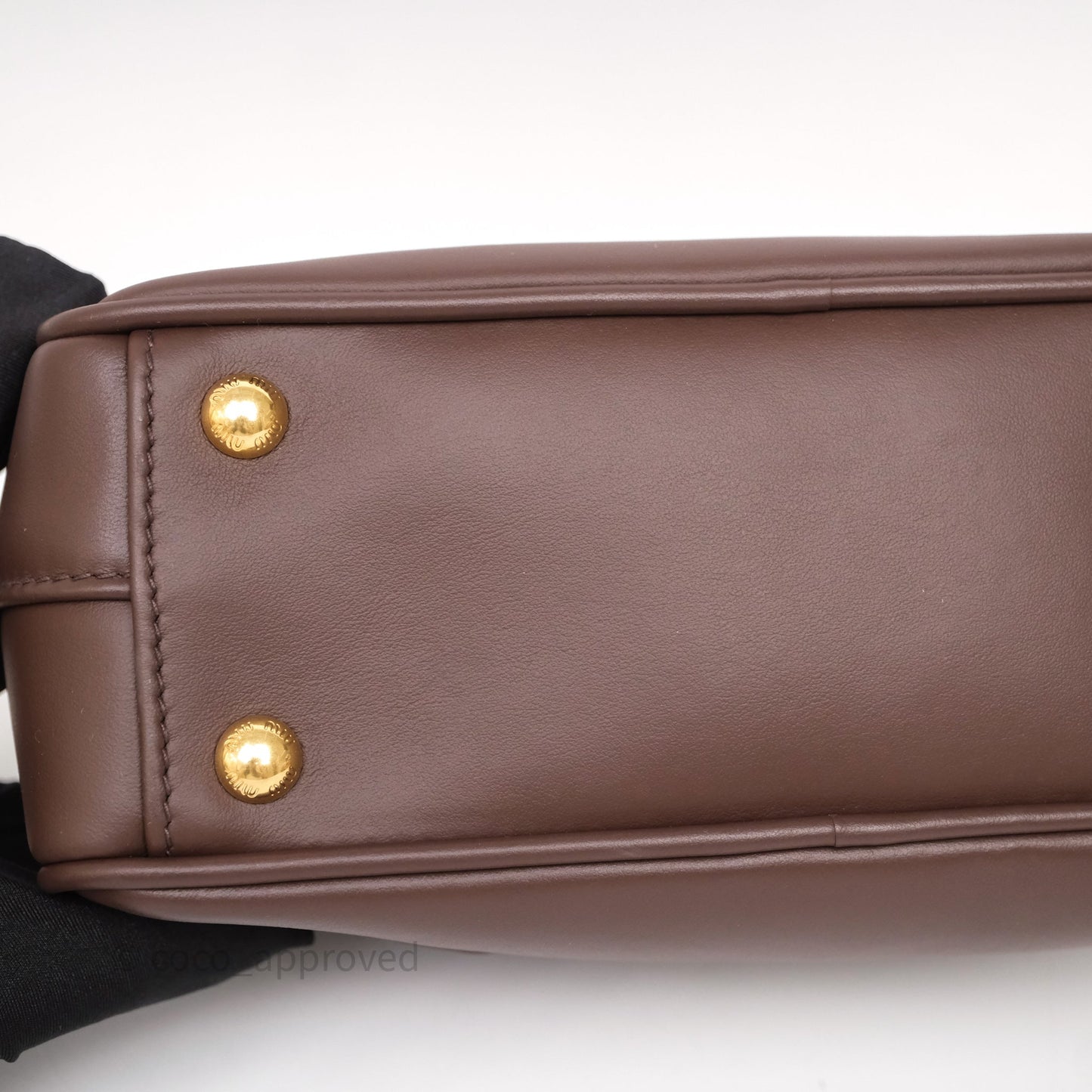 Miu Miu Arcadie Leather Bag Briarwood