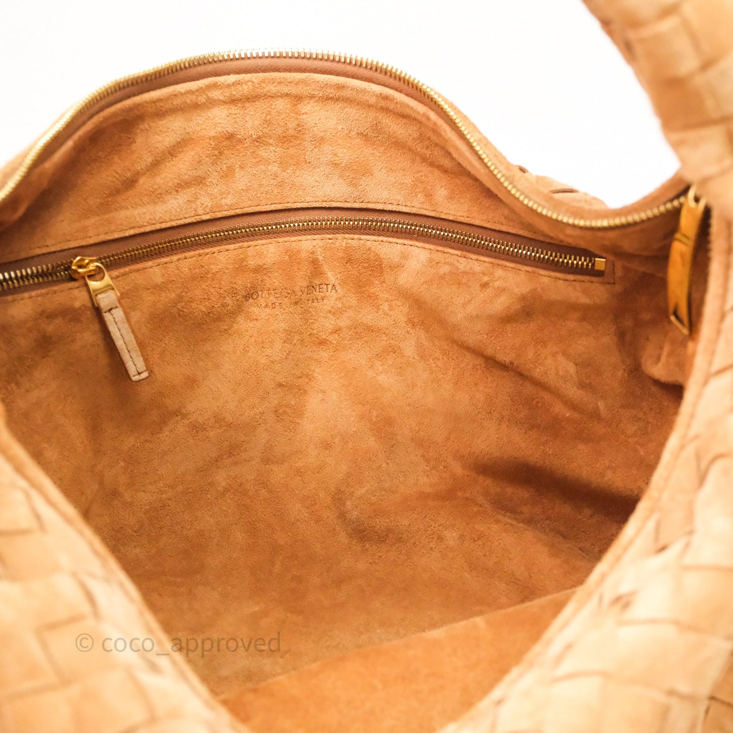 Bottega Veneta Classic Jodie Brown Suede Intrecciato