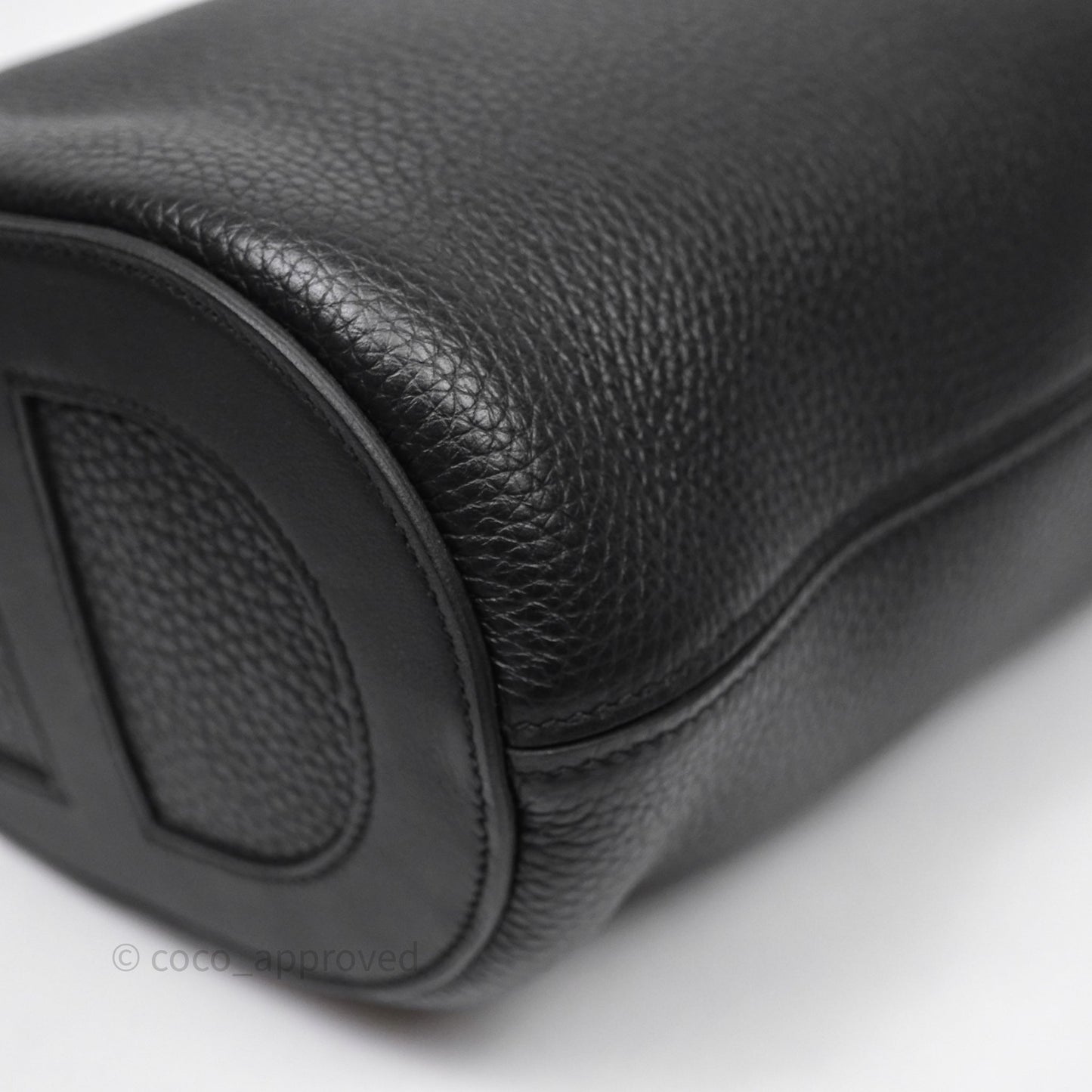 Hermes In-The-Loop 18 Black Noir 89 Clemence Palladium Hardware