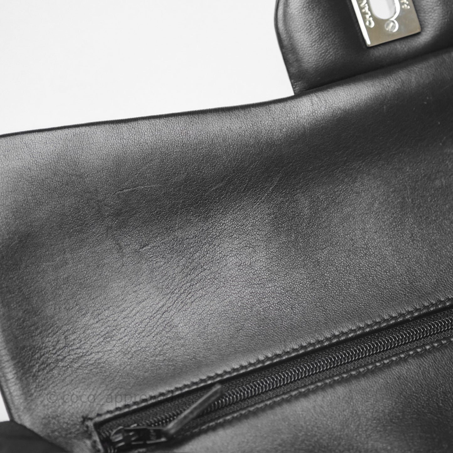 Chanel Jumbo Double Flap Black Lambskin Silver Hardware⁣⁣
