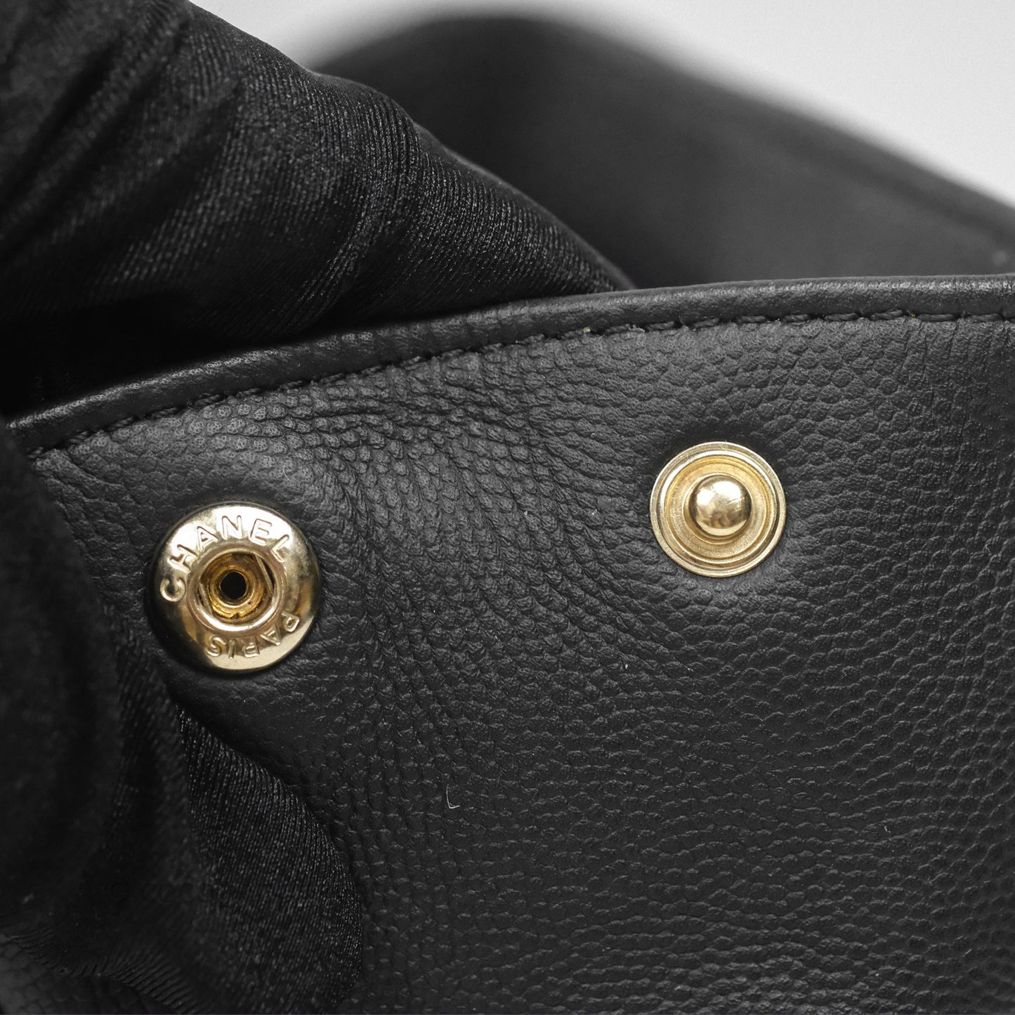 Chanel Quilted Small Business Affinity Flap Black Caviar Gold Hardware
