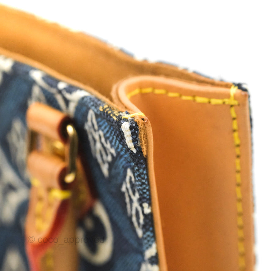 Louis Vuitton Petit Sac Plat Bag Denim Since 1854