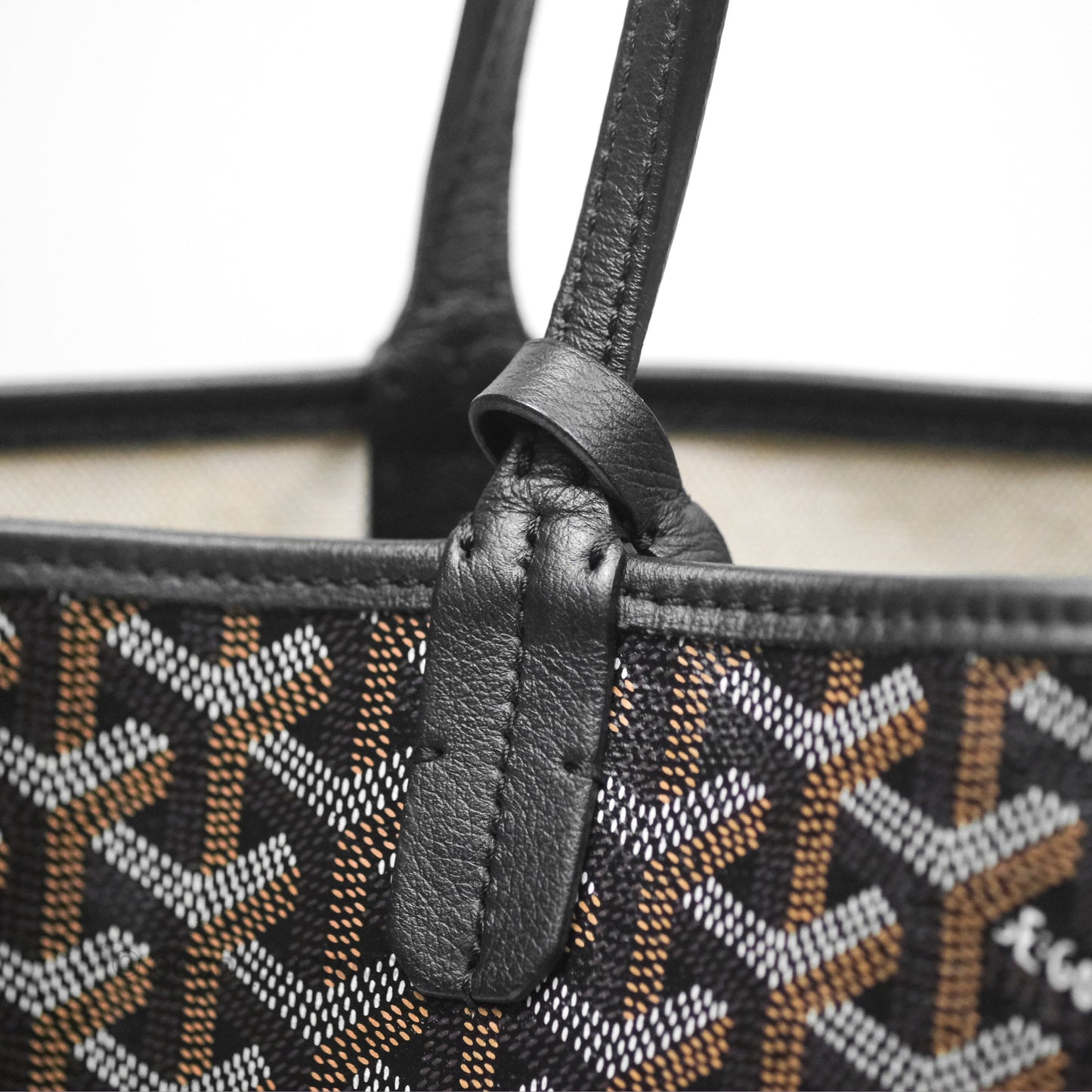 Goyard St Louis Tote PM ⁣⁣⁣⁣⁣⁣⁣⁣⁣⁣⁣⁣⁣⁣⁣⁣⁣⁣⁣⁣Goyardine Canvas Black