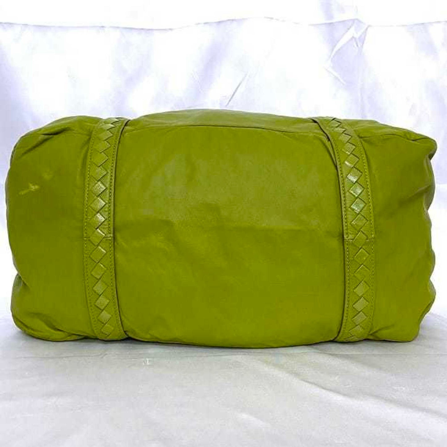 Luxury Bottega Veneta  Intrecciato Leather Boston Bag Handbag ()