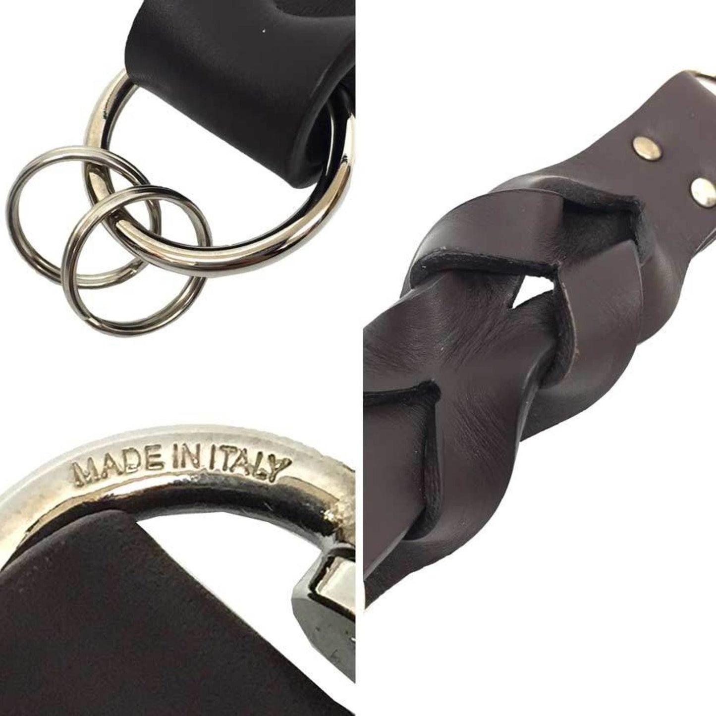 Luxury Bottega Veneta  Leather Keyring ()