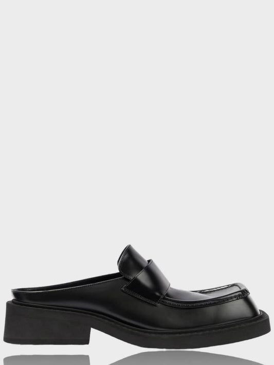 Luxury Balenciaga Inspector 40MM Leather Bloafer Black