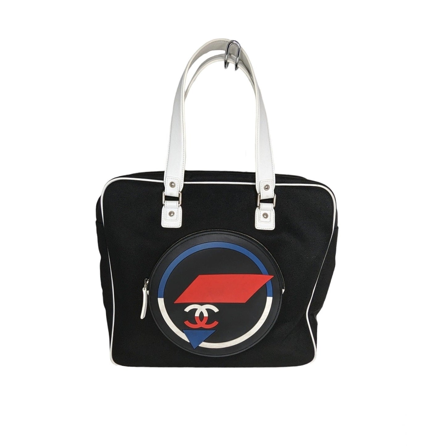 Luxury Chanel bag Toile Rubber Leather Large Zipped Airline Shopping Bag
