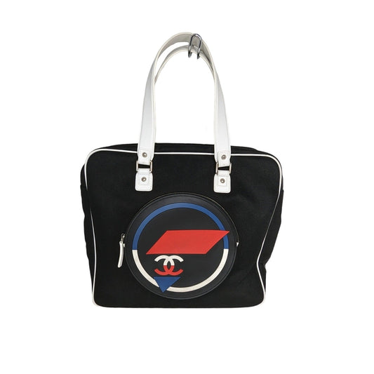 Luxury Chanel bag Toile Rubber Leather Large Zipped Airline Shopping Bag