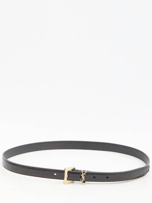 Luxury Saint Laurent Cassandre Thin Belt