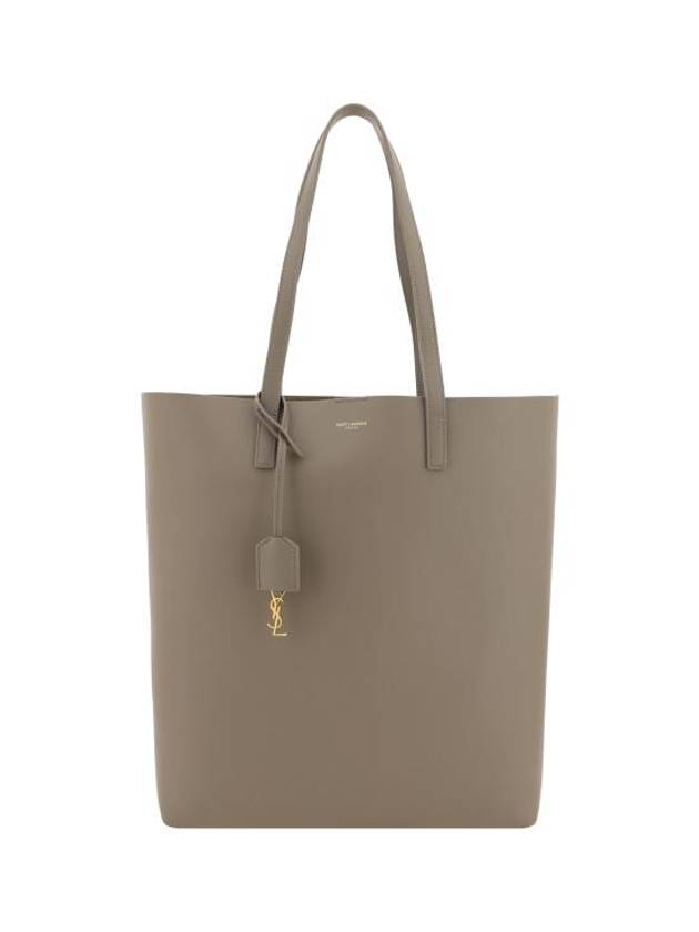 Luxury Saint Laurent North South Shopping Tote Bag Grey