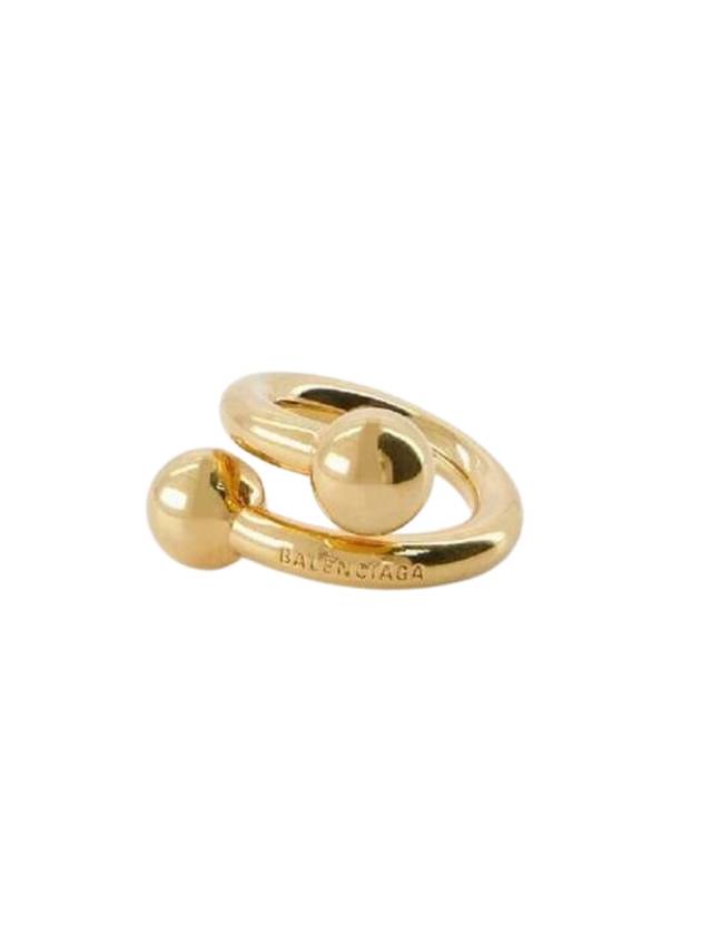 Luxury Balenciaga Skate Ring Gold