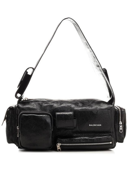 Luxury Balenciaga Superbusy Small Sling Bag Black