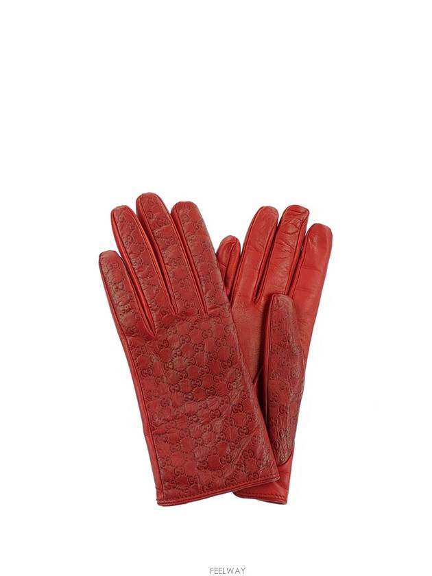 Luxury Gucci Trending 2025 Micro GG Cima Women s Gloves 283418 Unused