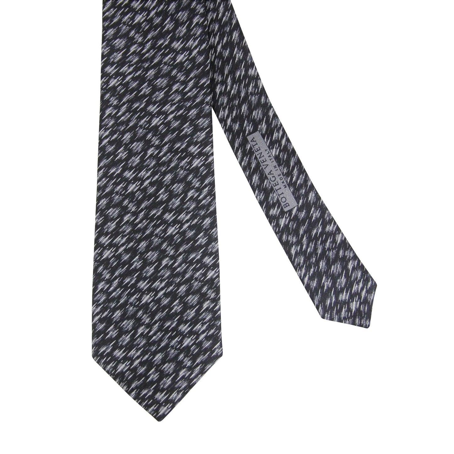 Luxury Bottega Veneta Men's Dry Brush  Silk Pattern Tie
