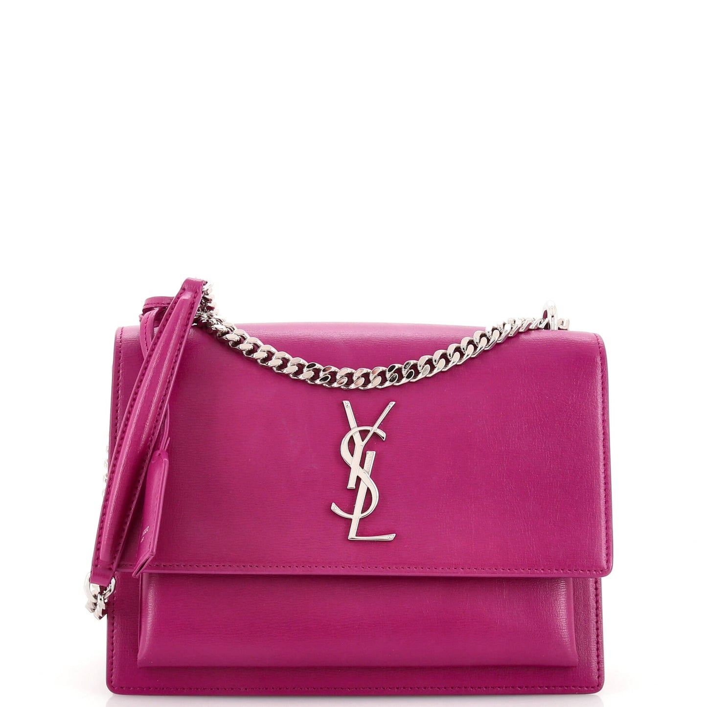 Luxury Saint Laurent Sunset Crossbody Bag Leather Medium