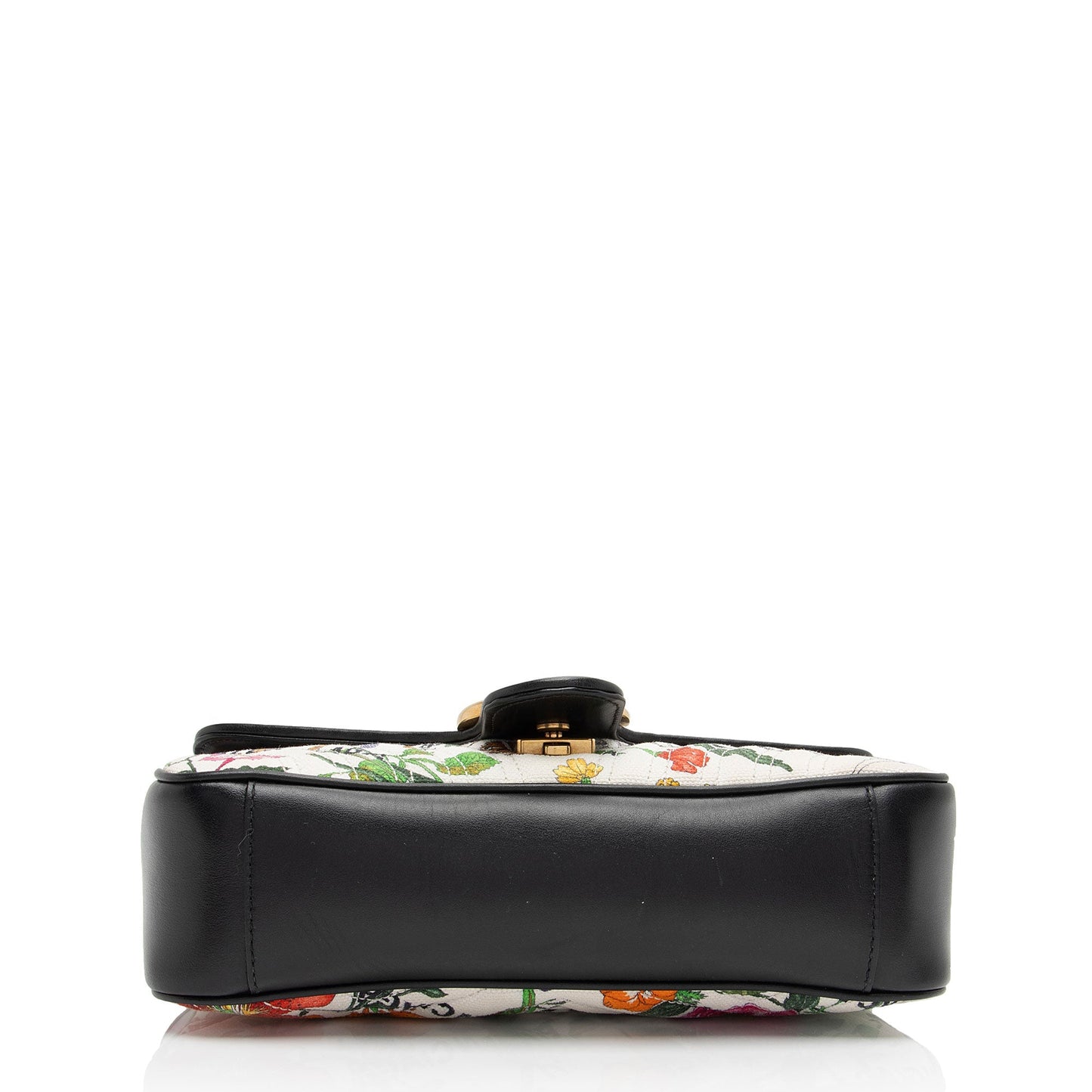 Gucci x Luxury Balenciaga Canvas Flora GG Marmont The Hacker Project Small Flap Shoulder Bag