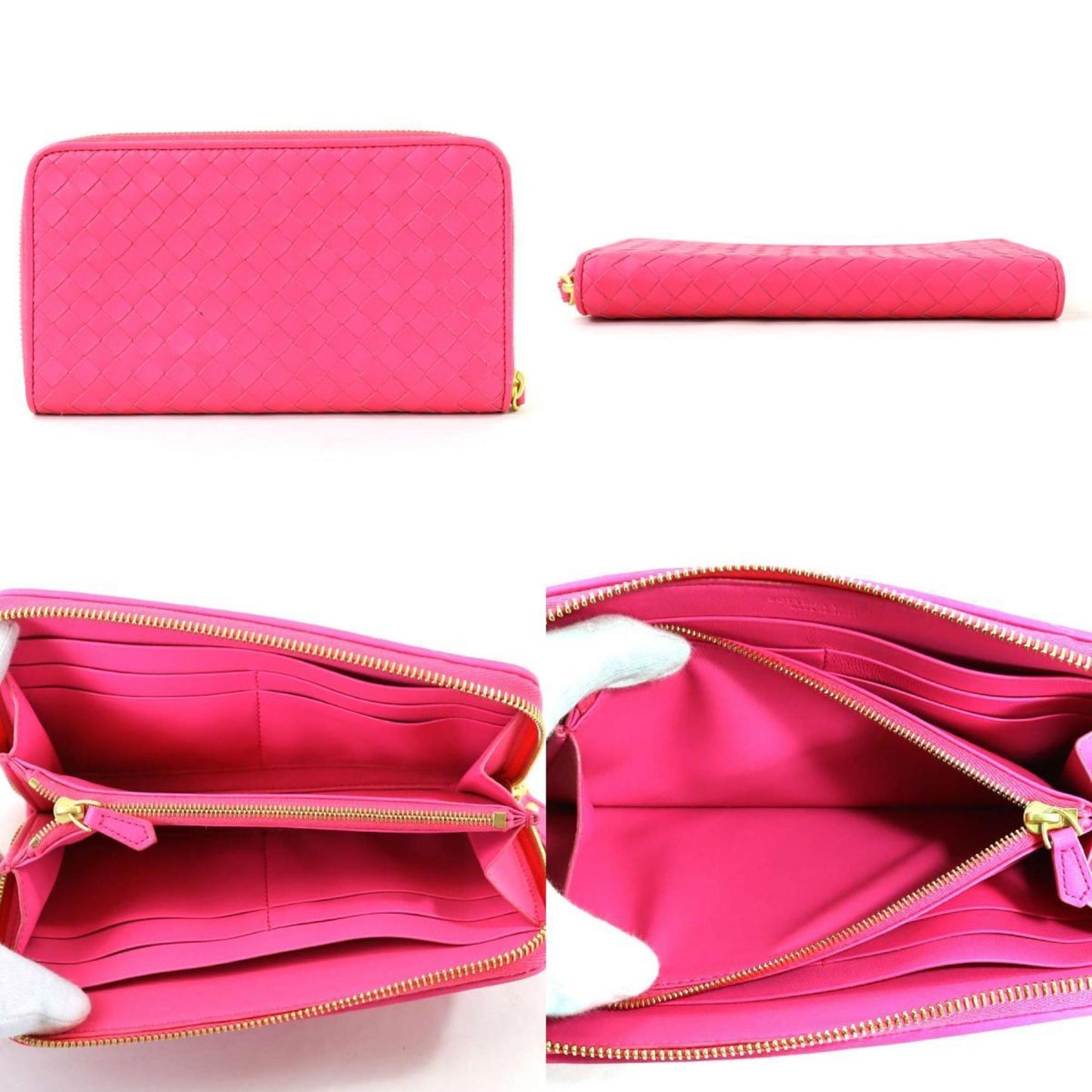 Luxury Bottega Veneta Intrecciato  Leather Wallet (Bi-Fold) ()