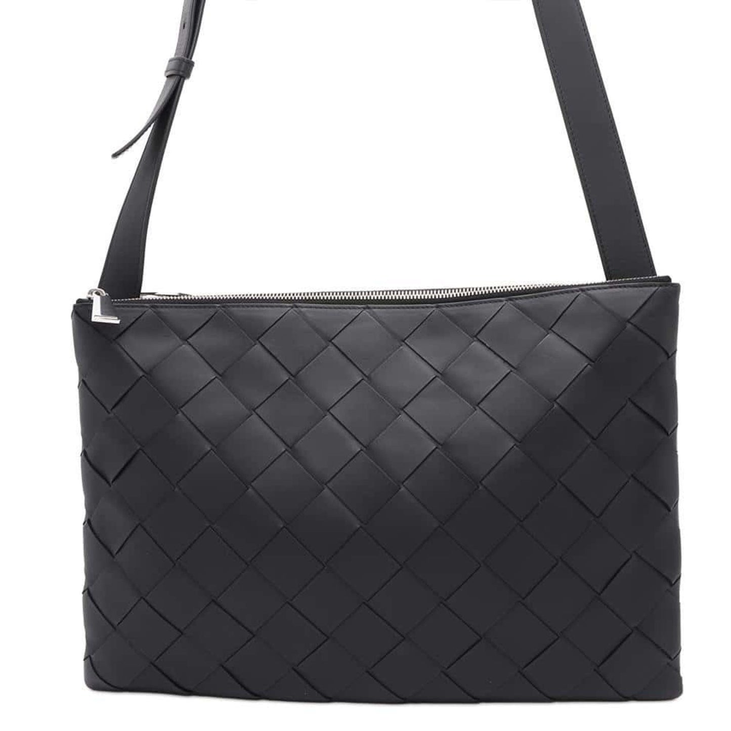 Luxury Bottega Veneta  Leather Messenger Bag Shoulder Bag ()