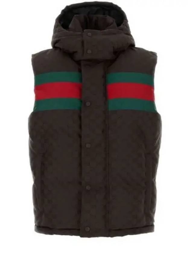 Luxury Gucci Trending 2025 Hooded Down Vest Black