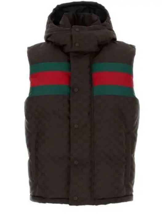 Luxury Gucci Trending 2025 Hooded Down Vest Black