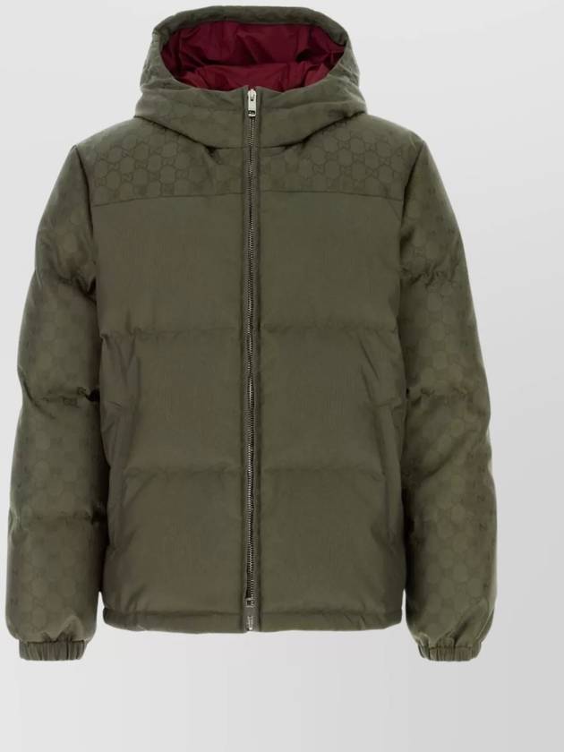 Luxury Gucci Trending 2025 GG Nylon Canvas Padding Green