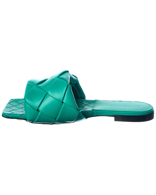 Luxury Bottega Veneta The Lido Intrecciato Leather Sandal