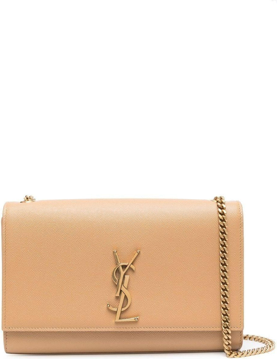 Luxury Saint Laurent Women's Kate Chain Shoulder Bag in Dk Hummus | 364021BOW0W7019