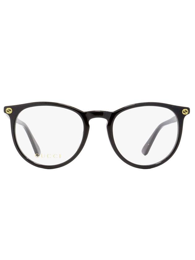 Luxury Gucci Trending 2025 Eyewear GG Round Mini Logo Eyeglasses Black
