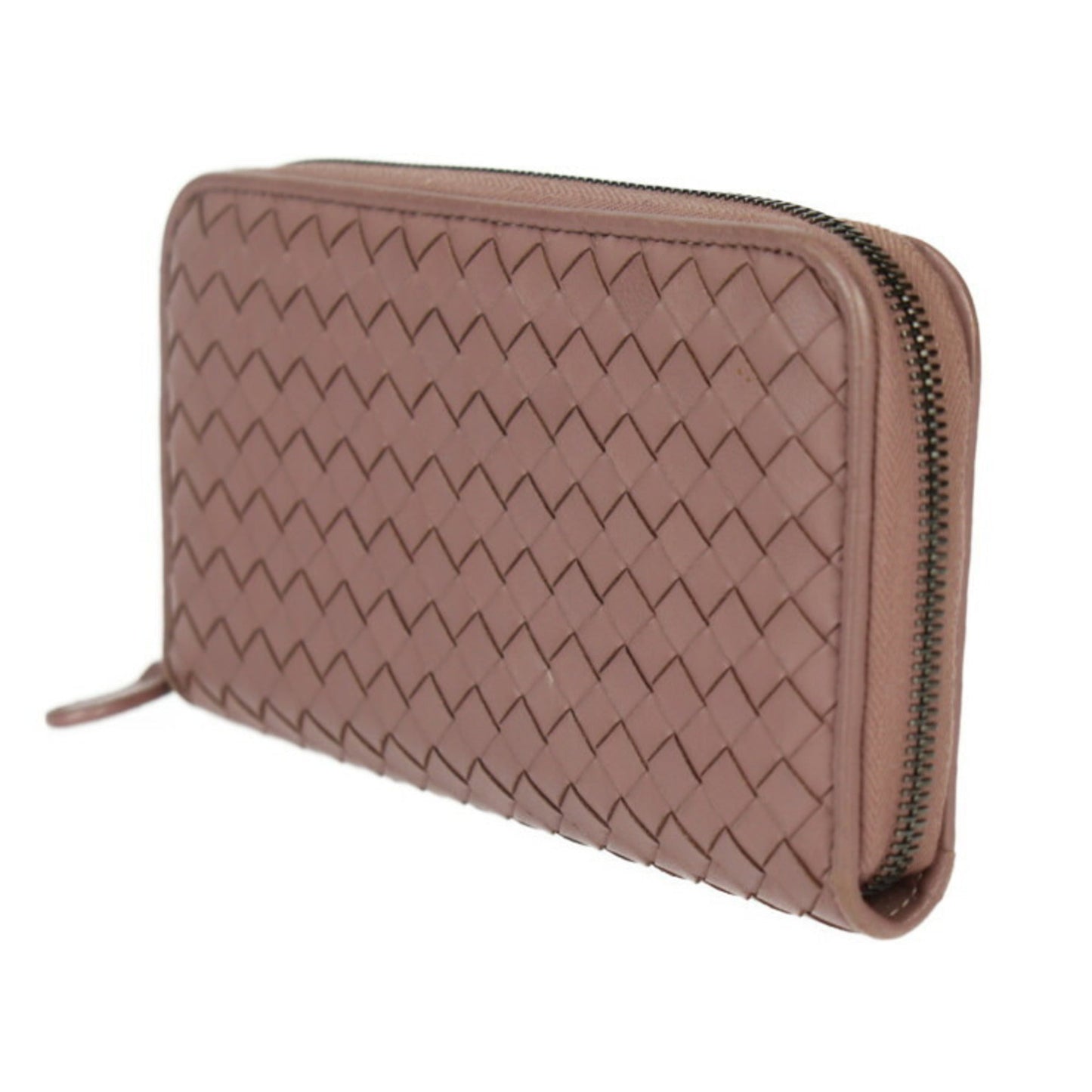 Luxury Bottega Veneta   pink  Leather Long Wallet (Bi-Fold) ()