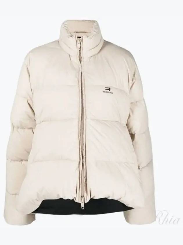 Luxury Balenciaga C Shape Nylon Padding Sand