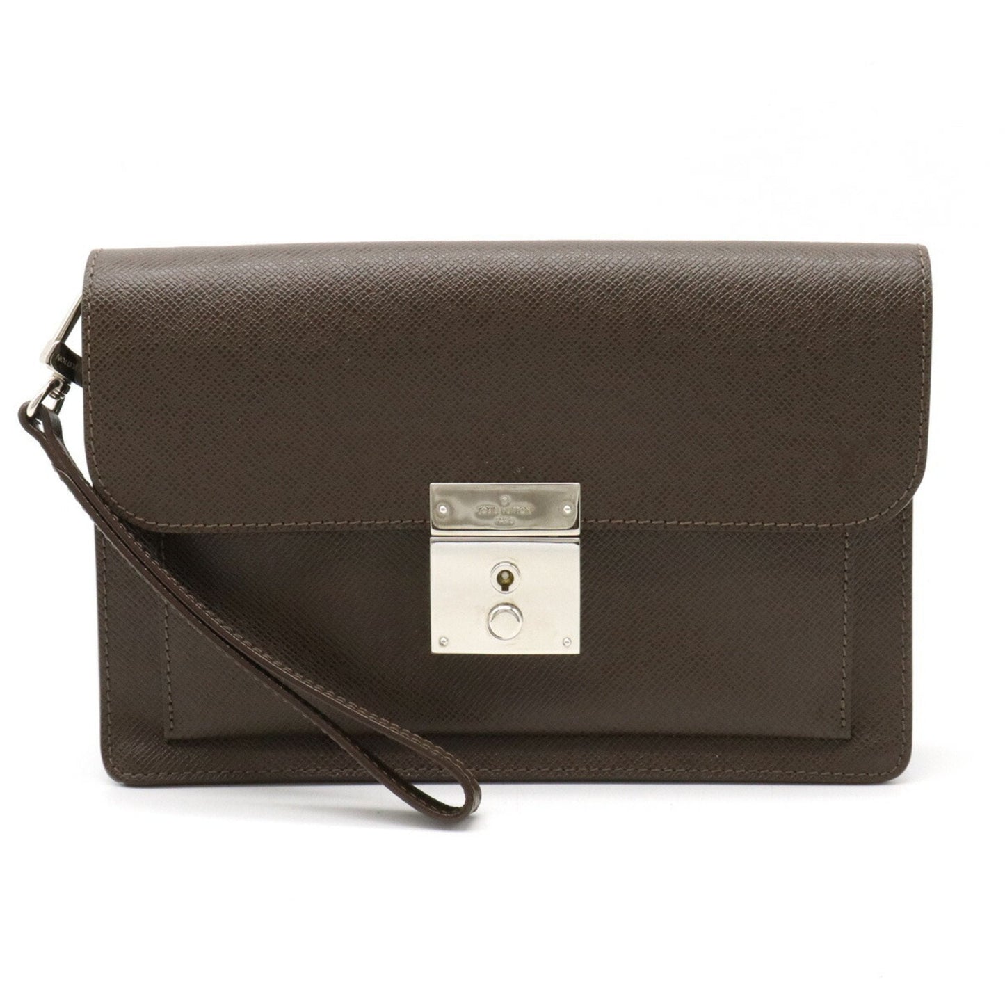 Louis Vuitton Selenga  Leather Clutch Bag ()